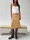 Moses Midi Skirt Paisley