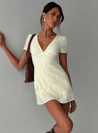 Loveliness Playsuit Lemon