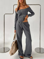 Rylan Low Rise Joggers Grey