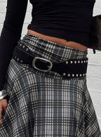 Spheres Stud Belt Black