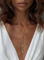 Chappell Y Necklace Gold