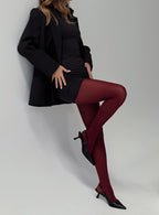 Eliseo Stockings Burgundy
