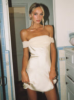 Adoration Mini Dress Cream