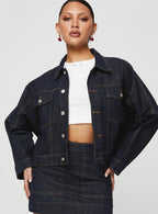 Hughes Jacket Dark Wash Denim