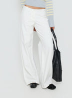 Hereos Mid Rise Baggy Leg Jeans White