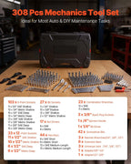 308-Piece Professional Mechanic Tool Set