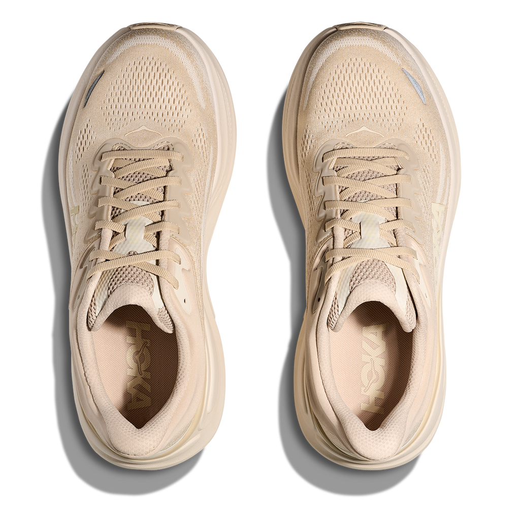 Hoka Bondi 9 Oatmeal - Oat Milk