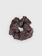 Way Back In Scrunchie Brown / White