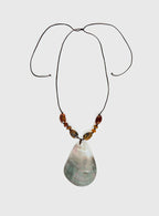 Caught Up Shell Pendant Necklace Multi