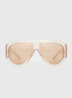 Porschia Sunglasses Clear / Amber