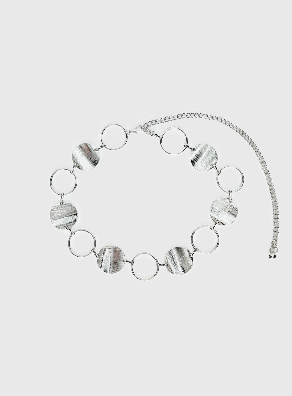Dawna Circle Belt Silver