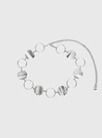 Dawna Circle Belt Silver