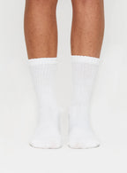 Sama Slouch Sock White