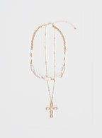 Isabellah Pearl Necklace Pack Gold
