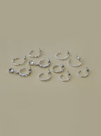 Delfine Earring Pack Silver