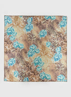 Nellie Chiffon Scarf Leopard Floral