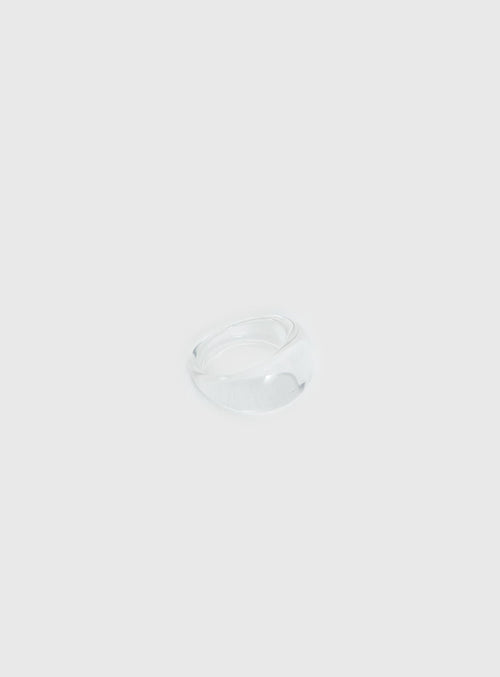 Addilyn Statement Ring Clear