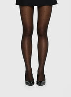 Avelaine Sheer Polka Tights Black