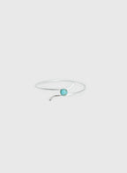Sascia Arm Cuff Silver / Turquoise