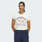 Women's adidas Archive Graphic Slim Volleyball Tee