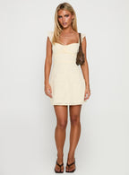 Landon Mini Dress Lemon