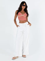 Ogilvie Linen Blend Pants White