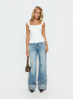 Garconne Textured Top White