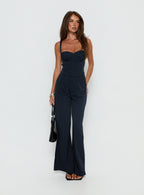 Briana Set Navy Pinstripe