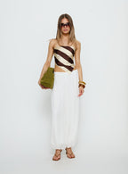 Mirosa Balloon Leg Pants White