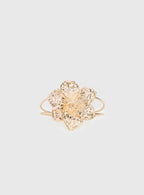 Set Adrift Flower Cuff Gold