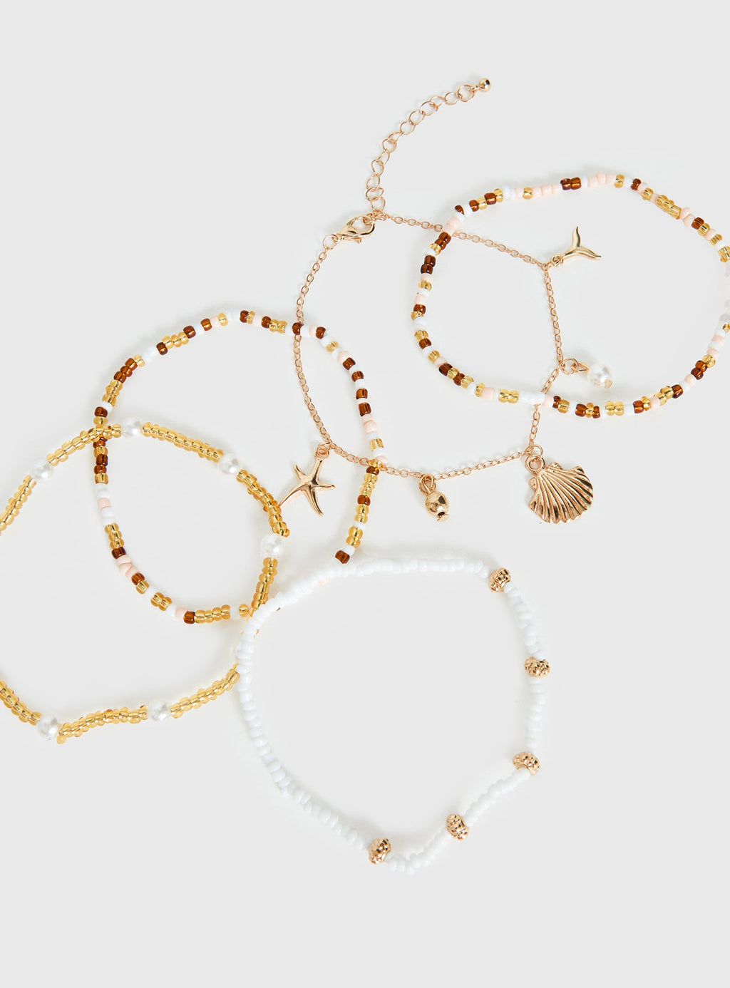 Baby I Know Anklet Pack Gold