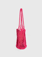 Deylin Woven Tote Bag Pink