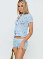 Sun Still Shines Crochet Set Blue