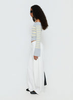 Hereos Mid Rise Baggy Leg Jeans White