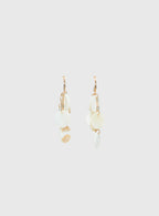 Elizabette Shell Earrings White