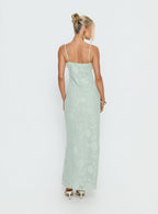 Avienna Maxi Dress Sage Burnout