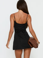 Yumiko Scoop Playsuit Black