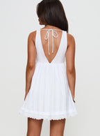 Nelty Mini Dress White