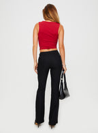 Kinkirk Flared Pants Black Tall
