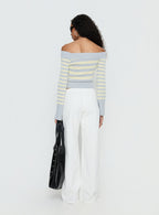 Hereos Mid Rise Baggy Leg Jeans White