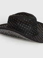 Tennessee Diamante Cowboy Hat Black