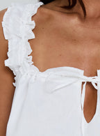Swing Mini Dress White Petite