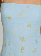 Delamere Mini Dress Pastel Blue Floral