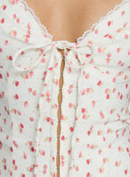 Nataliah Plunge Top Floral