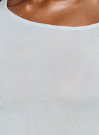 Kastor One Shoulder Short Sleeve Top Pale Blue