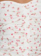 Meeley Halter Mini Dress Floral
