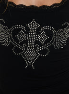 Adeza Studded Tank Top Black