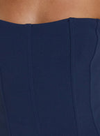 Louisah Corset Playsuit Navy