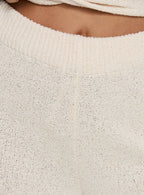 Calisse Knit Wide Leg Pants Beige