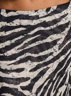 Eleganza Maxi Skirt Zebra